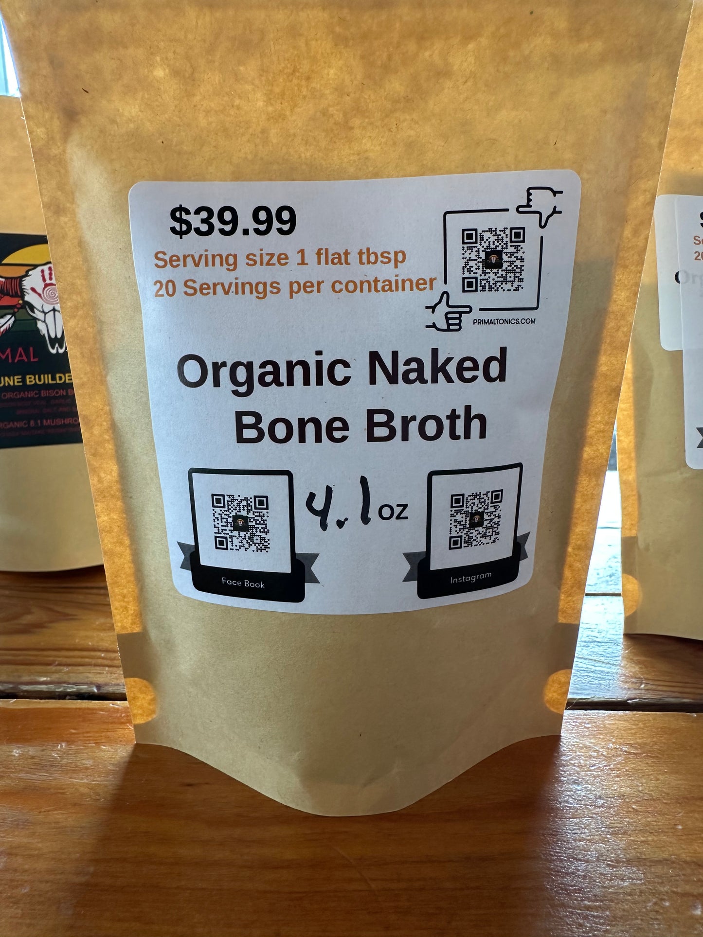 Organic Dehydrated Naked Bone Broth