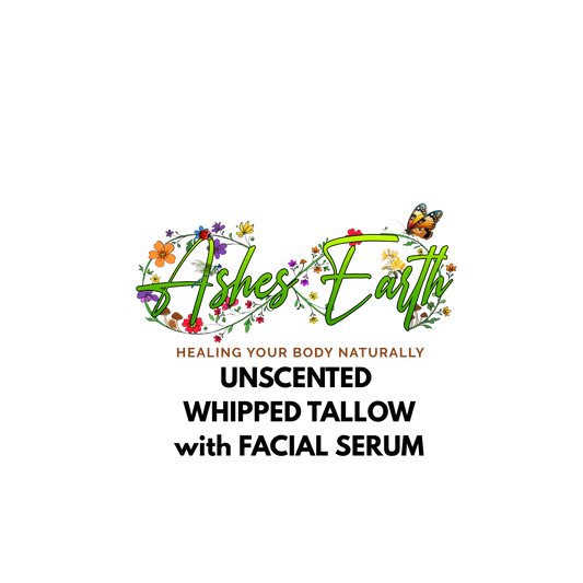 Organic Whipped Tallow with Facial Serum and No essential oils or fragrance added